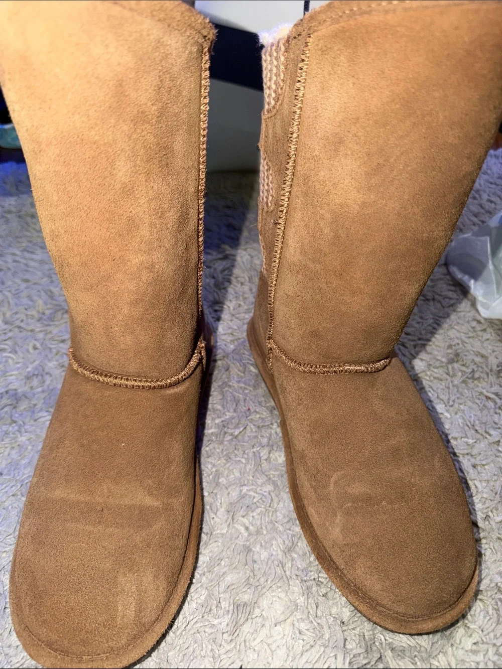 BearPaw chestnut suede